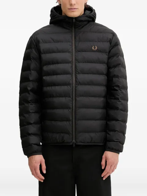 Fred Perry logo-embroidered padded jacket