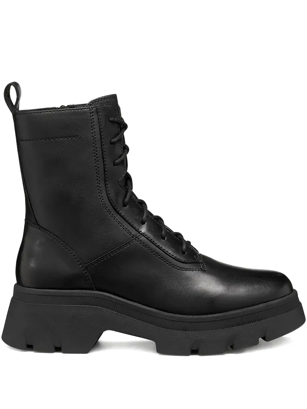 Geox lace-up leather boots - ブラック Geox lace-up leather boots - ブラック