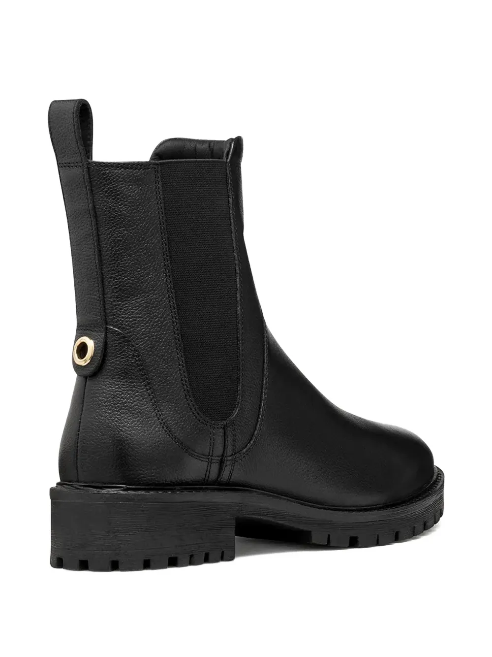 Geox 40mm Hoara Pull-on Chelsea Boots In Black