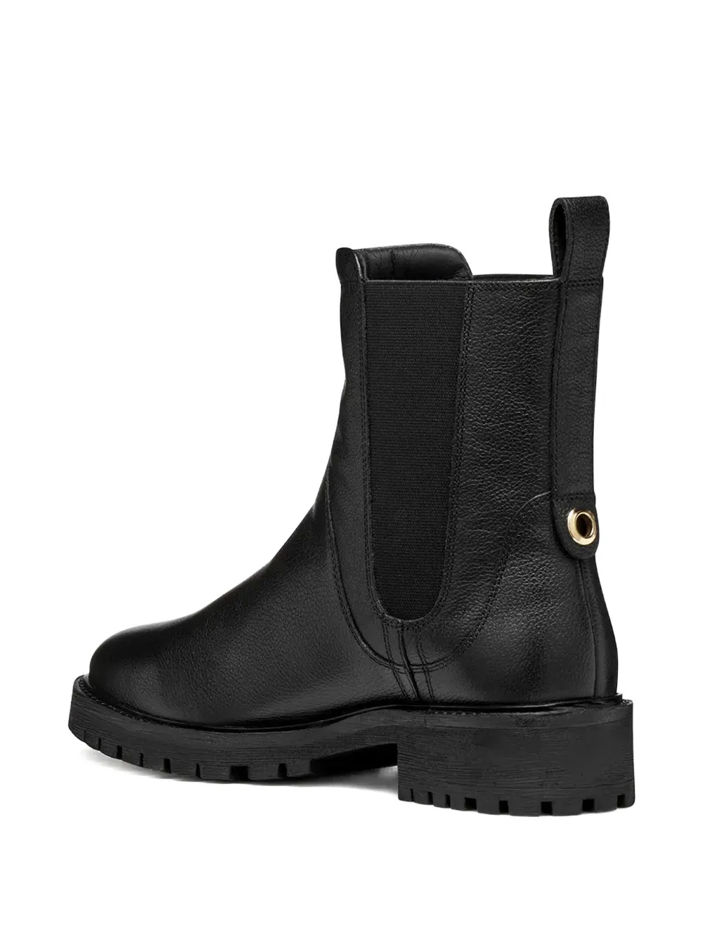 Geox 40mm Hoara Pull-on Chelsea Boots In Black