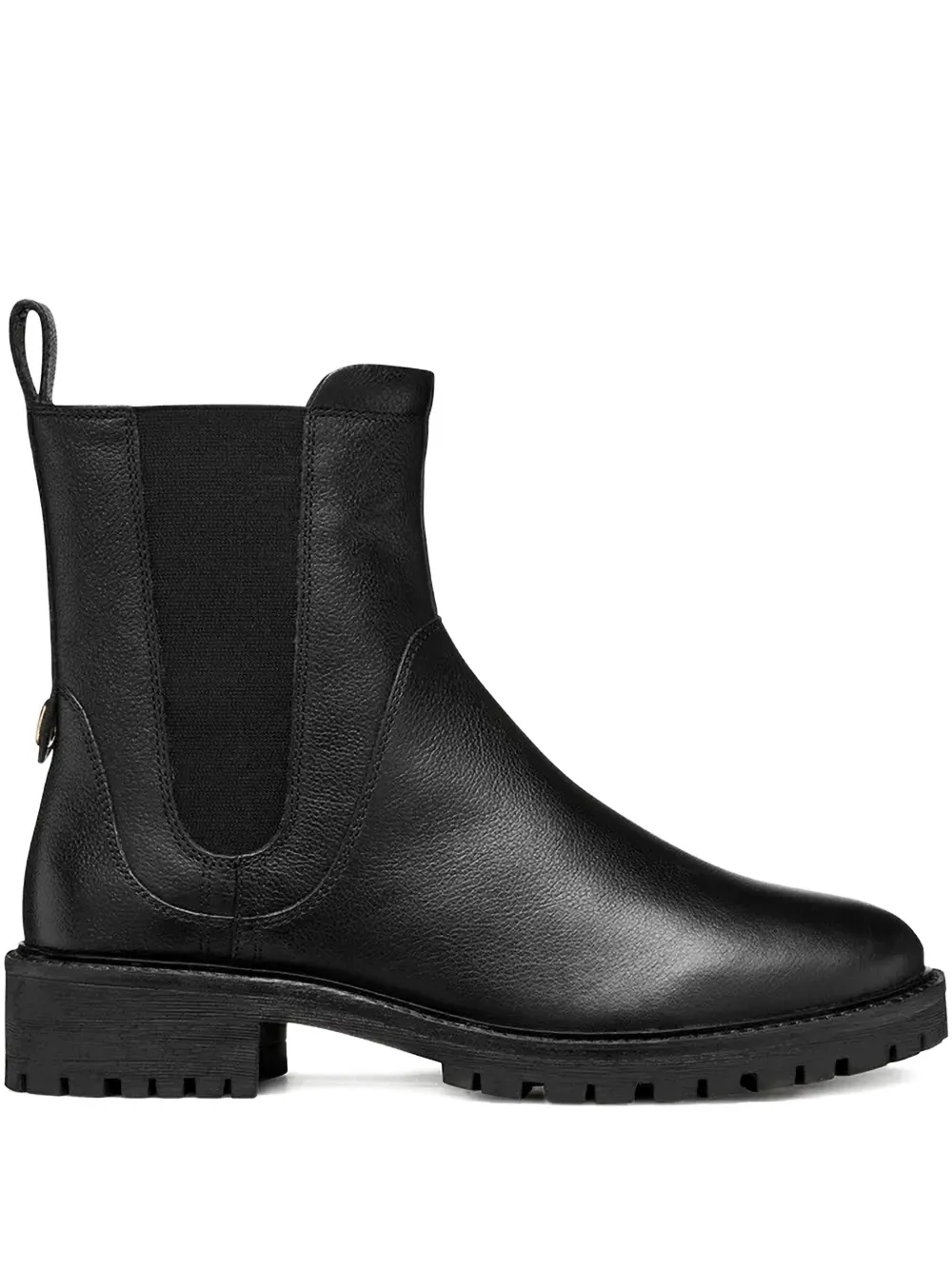 Geox 40mm Hoara Pull-on Chelsea Boots In Black