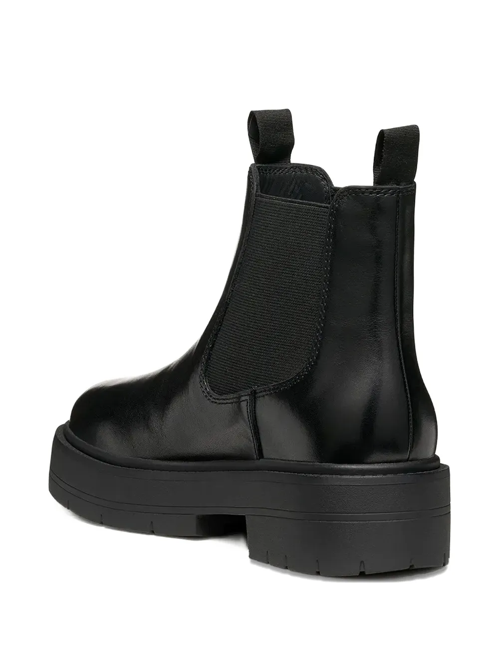Geox Leather Boots In Black