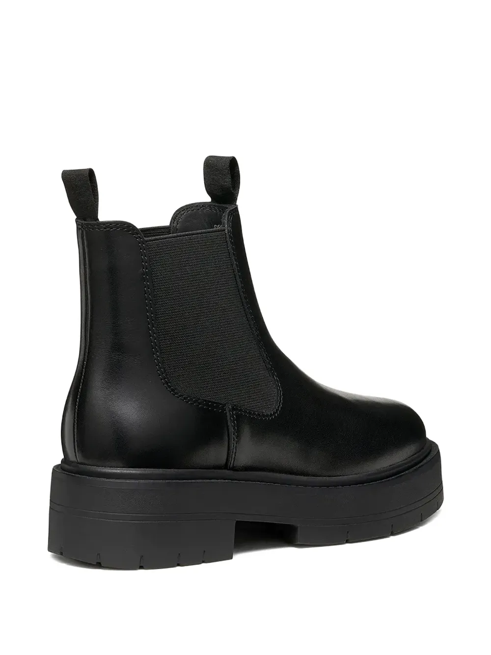 Geox Leather Boots In Black