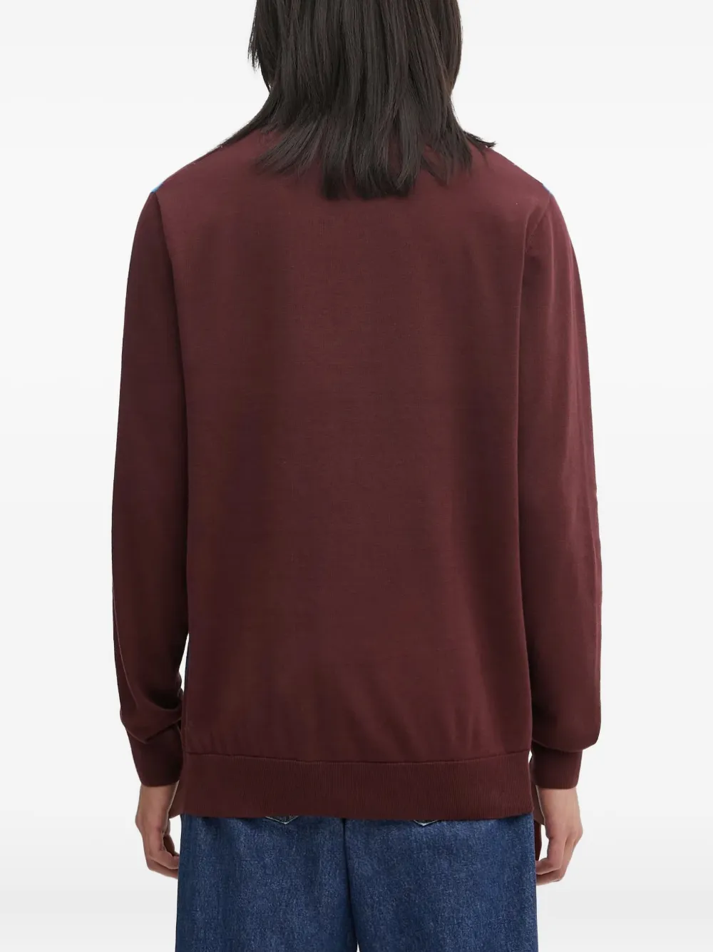 Fred Perry Argyle poloshirt met geborduurd logo Bruin