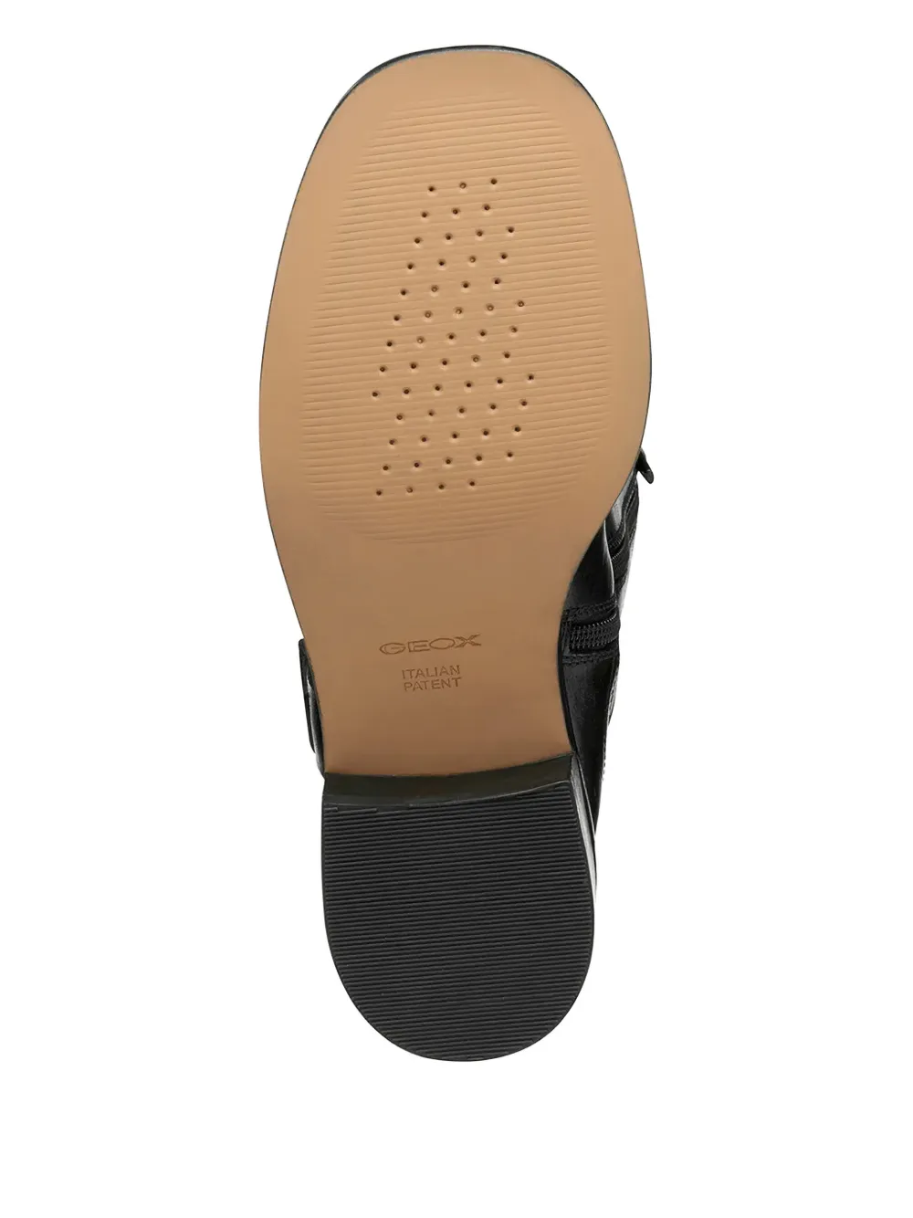 Geox 45mm Nalvia leather boots Zwart