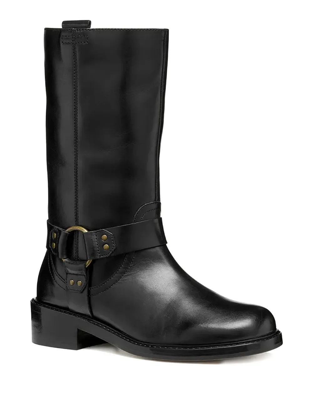 Geox 45mm Nalvia leather boots Zwart