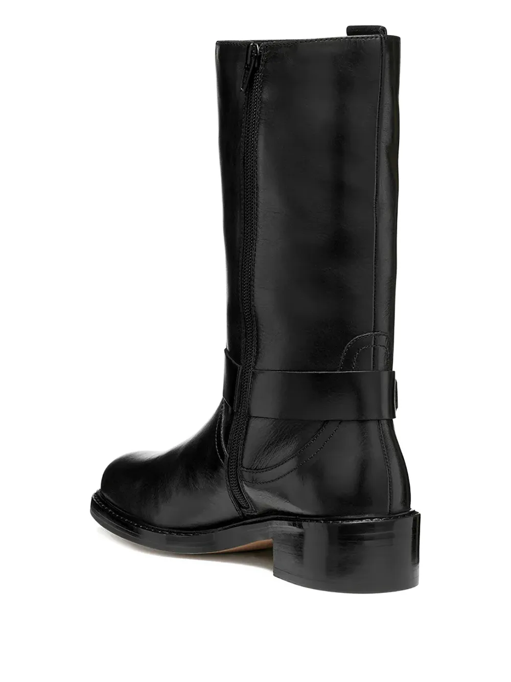 Geox 45mm Nalvia leather boots Zwart
