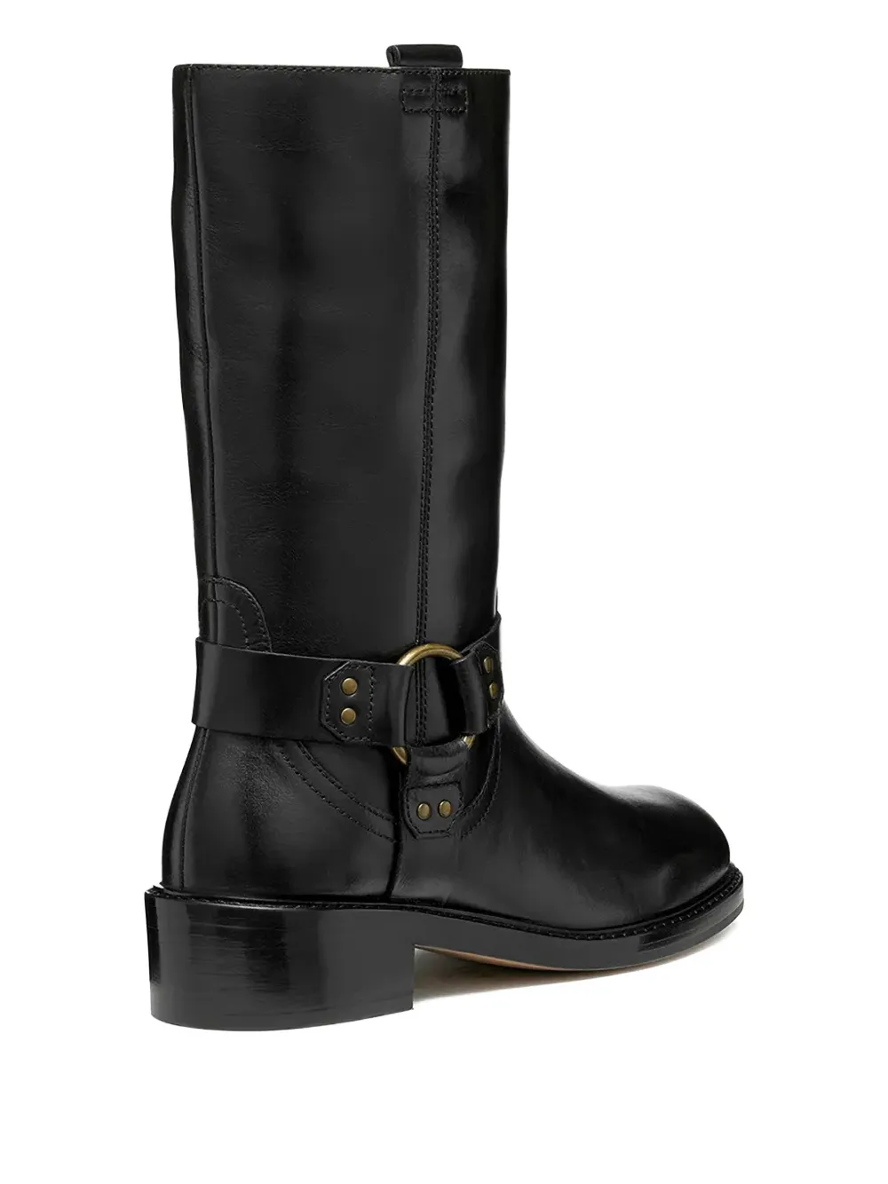 Geox 45mm Nalvia leather boots Zwart