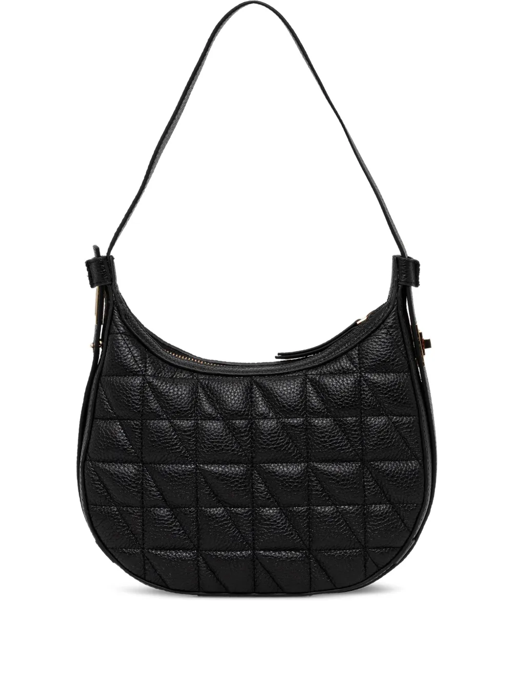 Geox Maryemy quilted zip-up shoulder bag - Nero