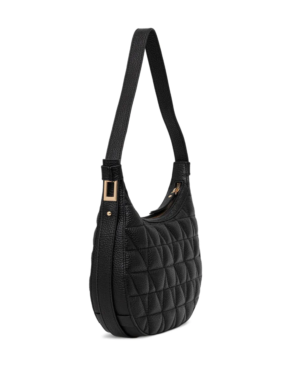 Geox Maryemy quilted zip-up shoulder bag - Zwart