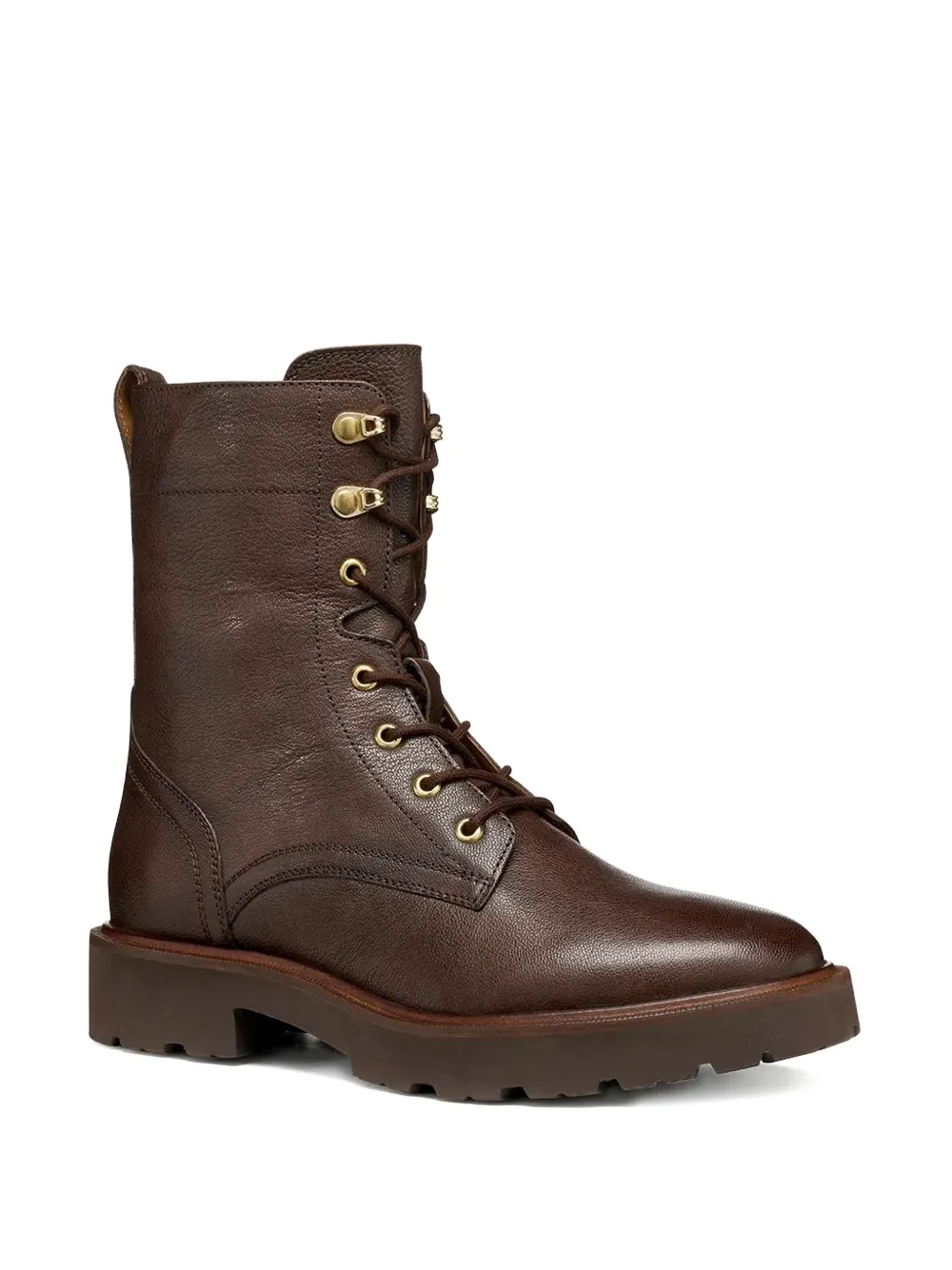 Geox 40mm Norize lace-up fastening boots Bruin