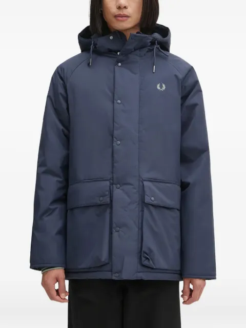 Fred Perry logo-embroidered padded jacket