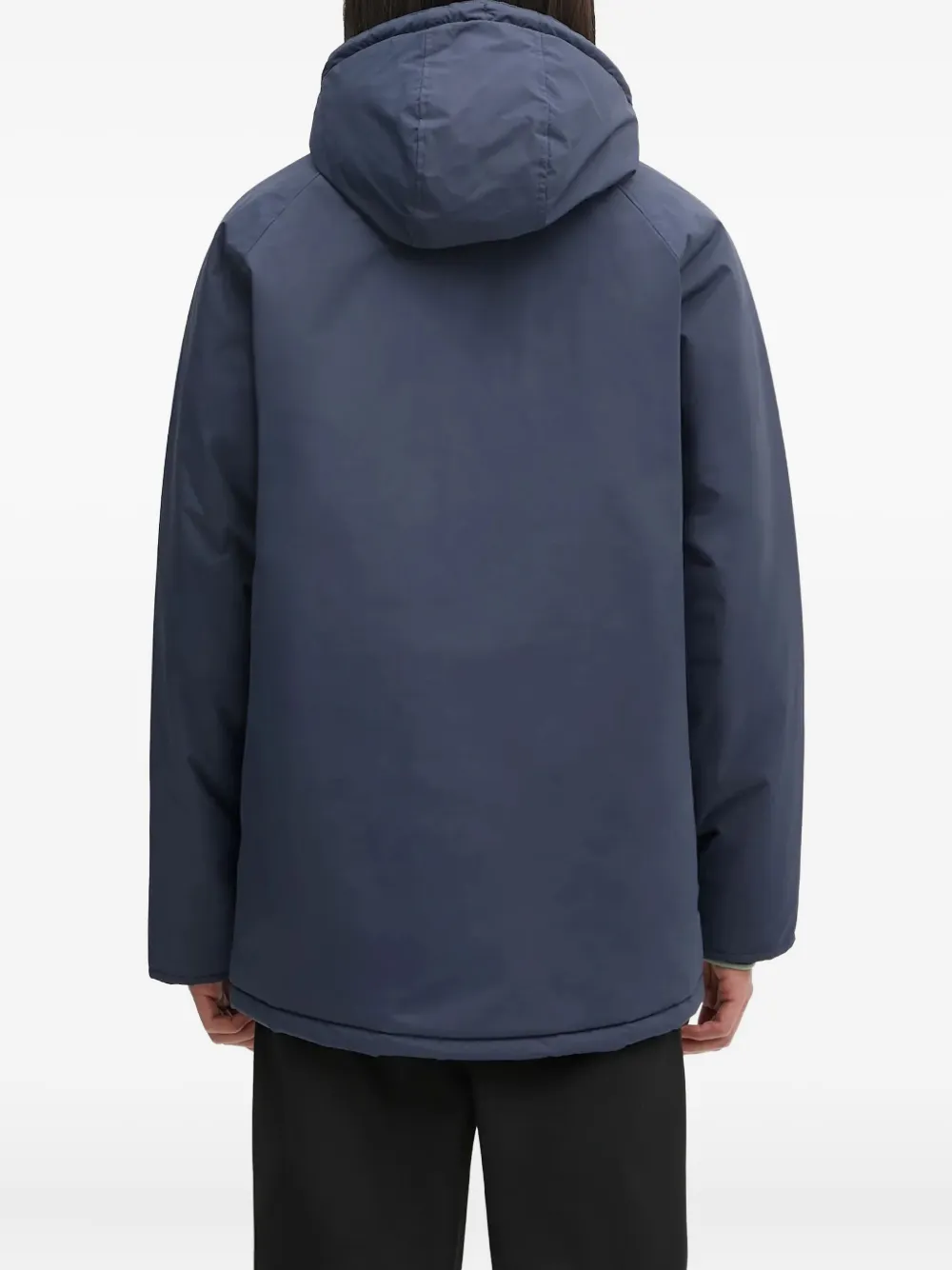 Fred Perry Gewatteerd jack met geborduurd logo Blauw