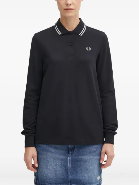 Fred Perry logo-embroidered polo top
