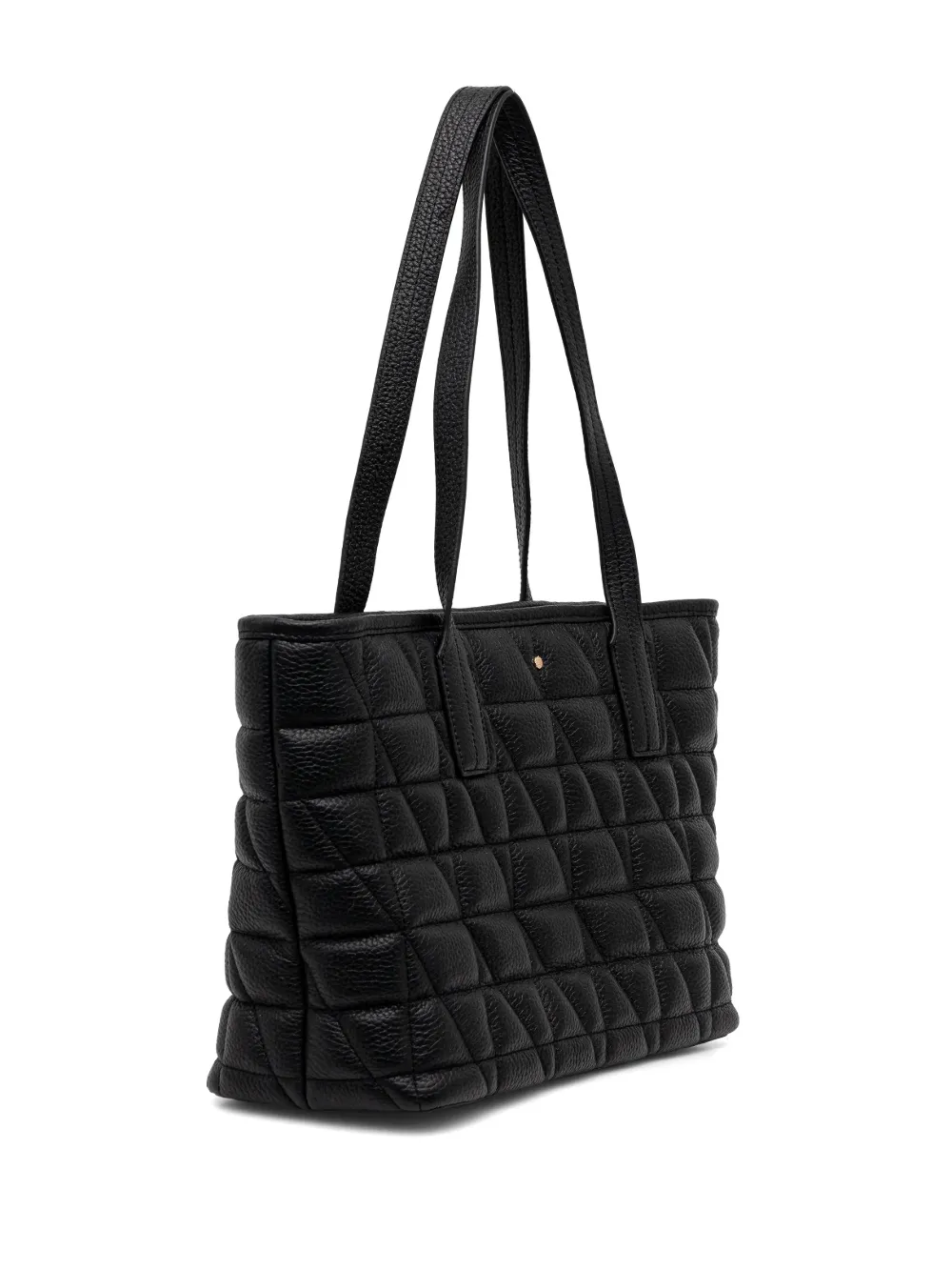 Geox Gardren quilted tote bag - Zwart