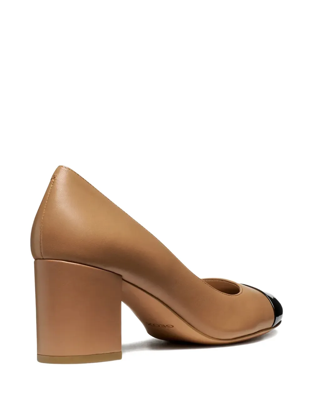 Geox 65mm Virnilisa Block-heel Pumps In Gold
