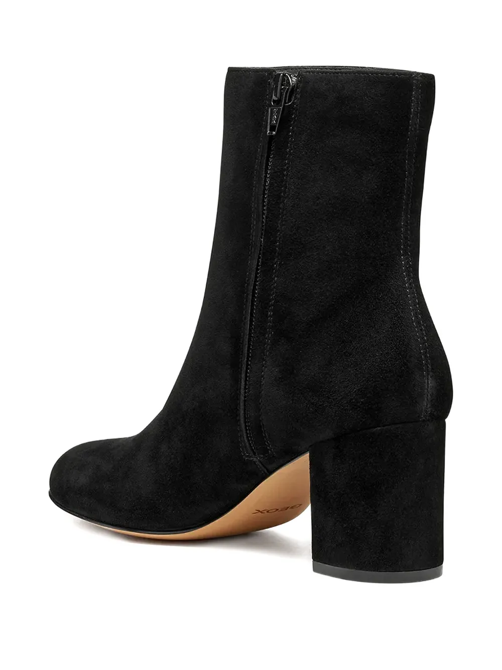 Geox 65mm Virnilisa Suede Boots In Black
