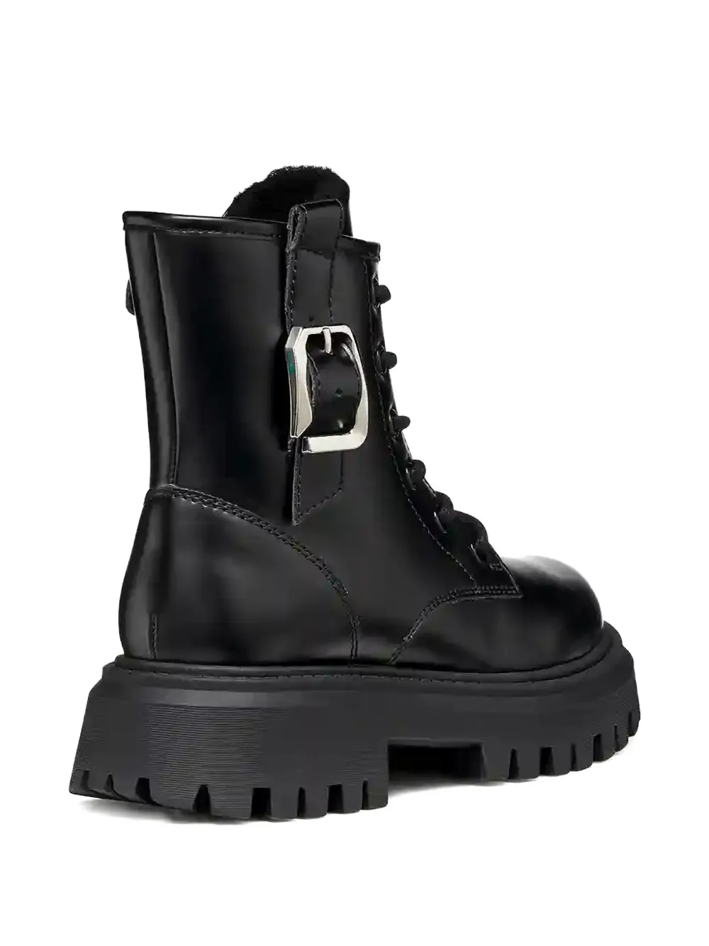 Geox Kids Maquinnens lace-up boots Zwart