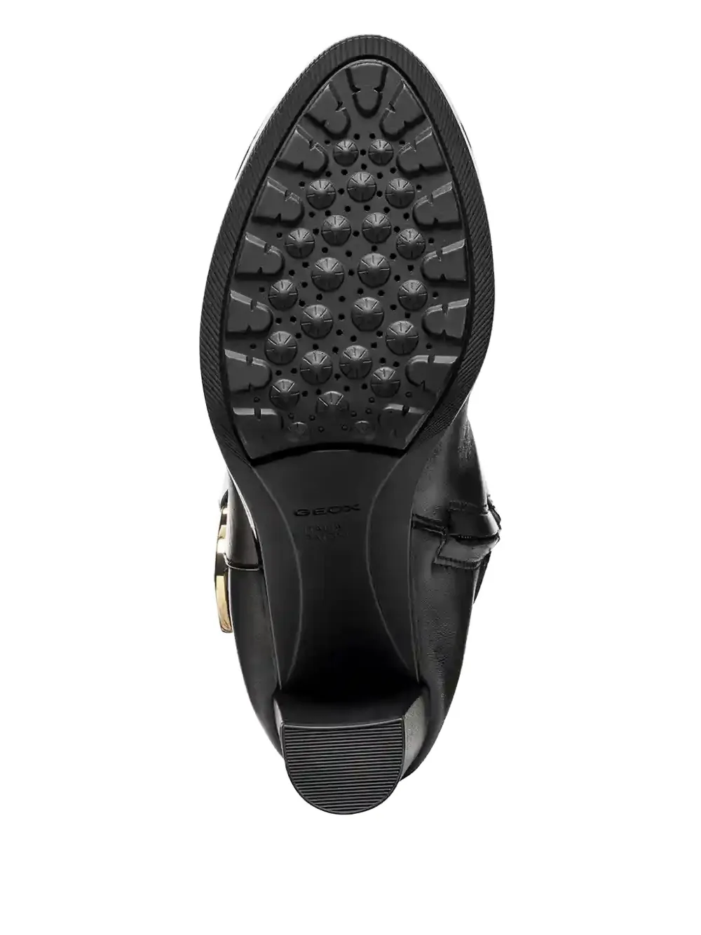 Geox 85mm Walk Pleasure Buckled Knee-high Boots In Black