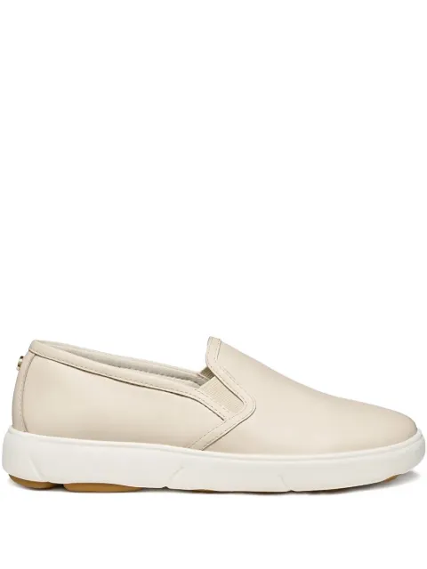 Geox leather slip-on sneakers
