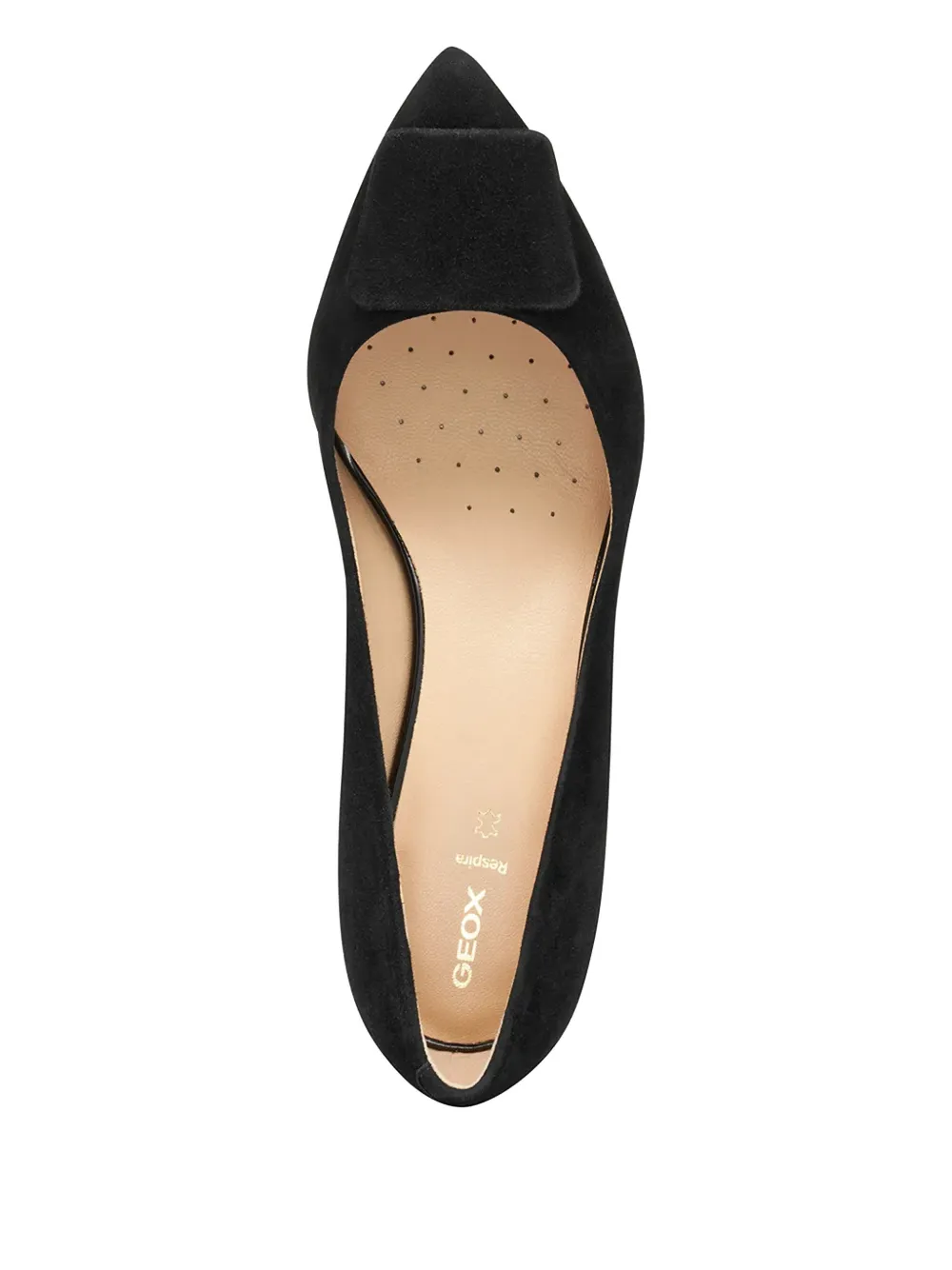 Geox 70mm Kleopy Suede Pumps In Black