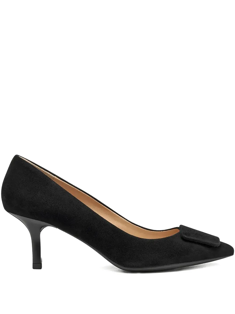Geox 70mm Kleopy Suede Pumps In Black