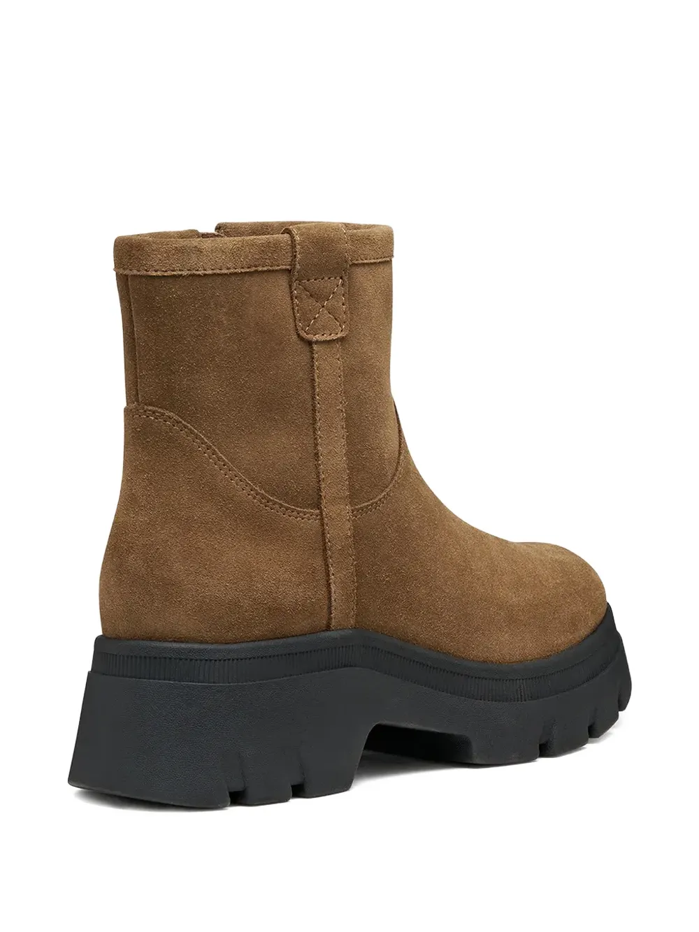 Geox Lug-sole Ankle Boots In Brown