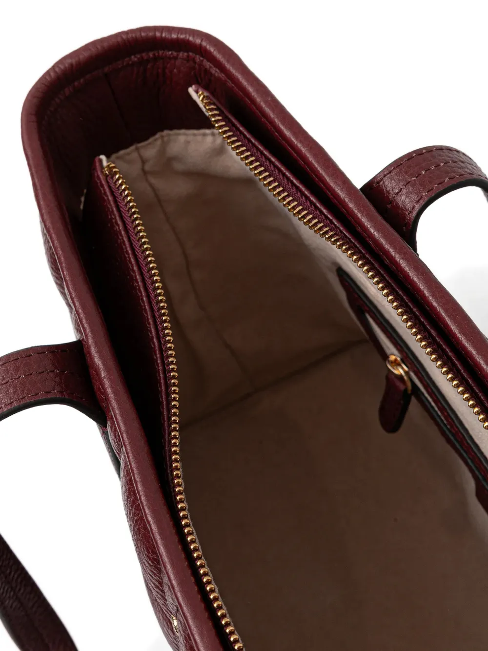 Geox Medium Gardren Quilted Leather Tote Bag In Burgundy