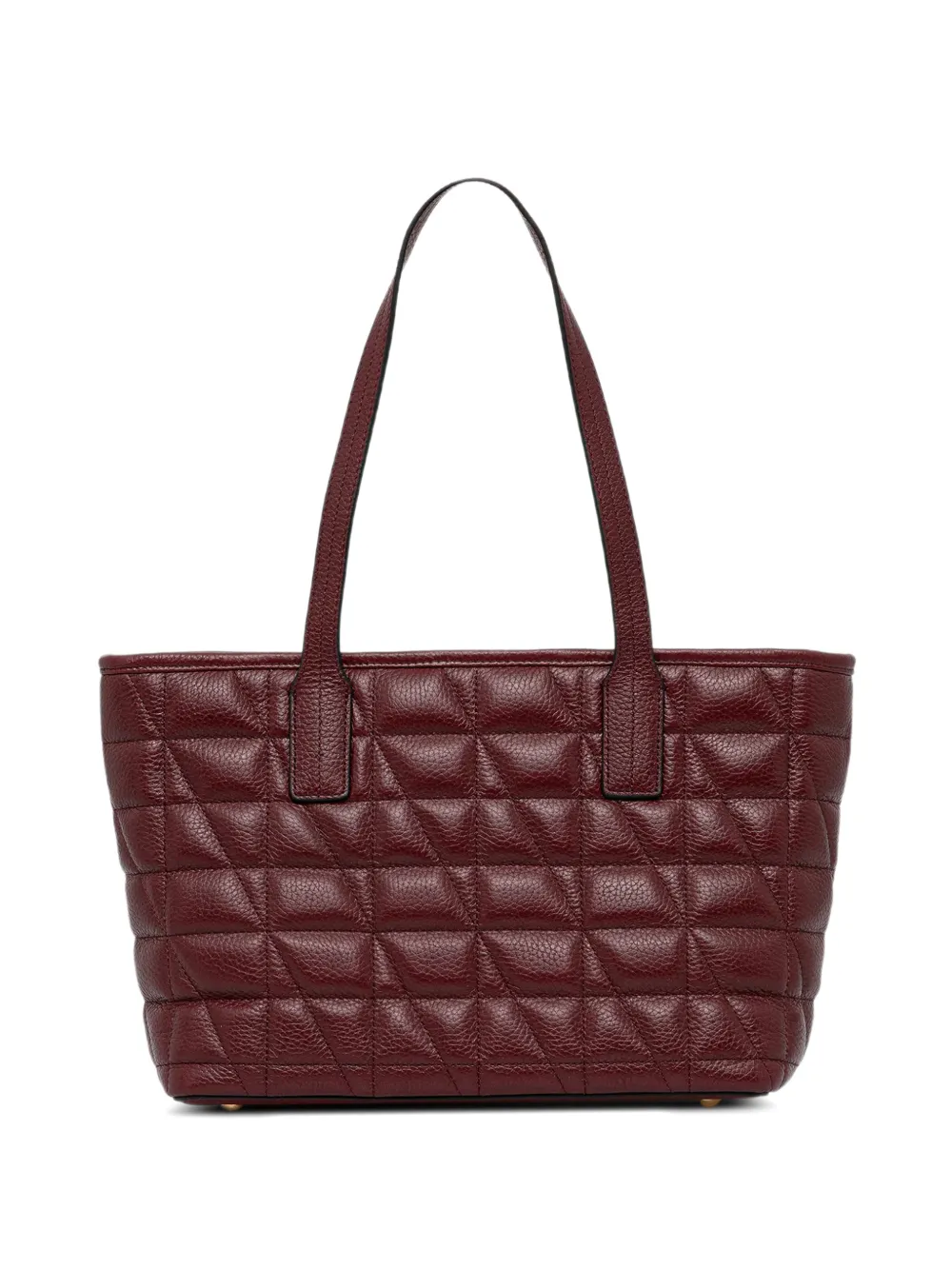 Geox medium Gardren quilted leather tote bag | Red | Image 1