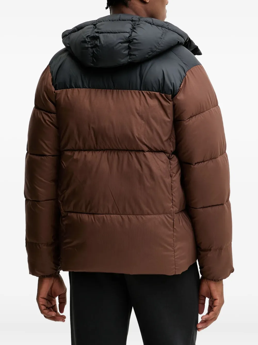 Columbia Puffect gewatteerd jack met capuchon Bruin