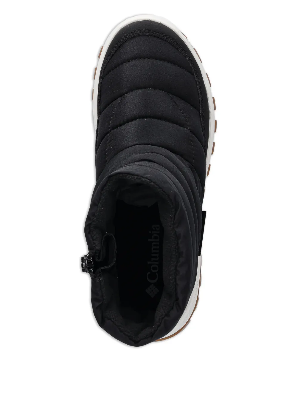 Columbia Snowtrot™ waterproof gewatteerde laarzen met rits Zwart