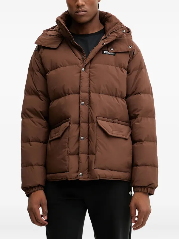 Columbia Jaqueta Wallowa™ Matelassê Com Capuz | Marrom | FARFETCH BR