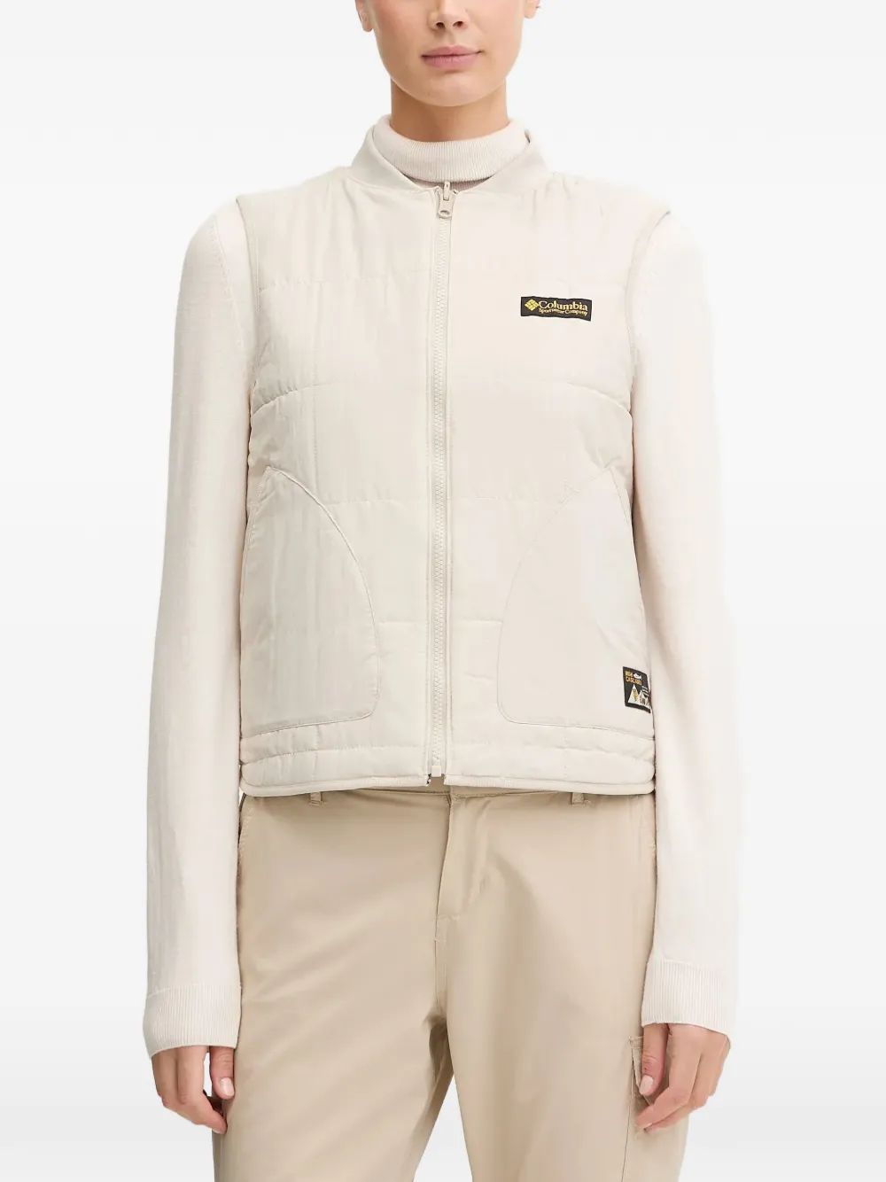 Columbia Cascades™ Reversible Checked Vest In Multi