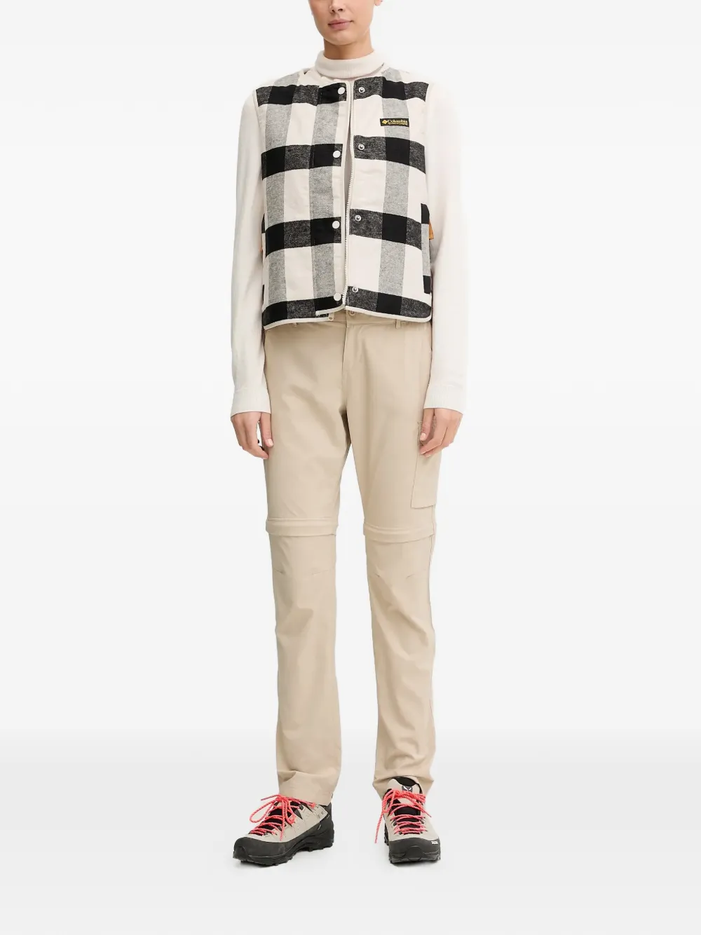 Columbia Cascades™ Reversible Checked Vest In Multi