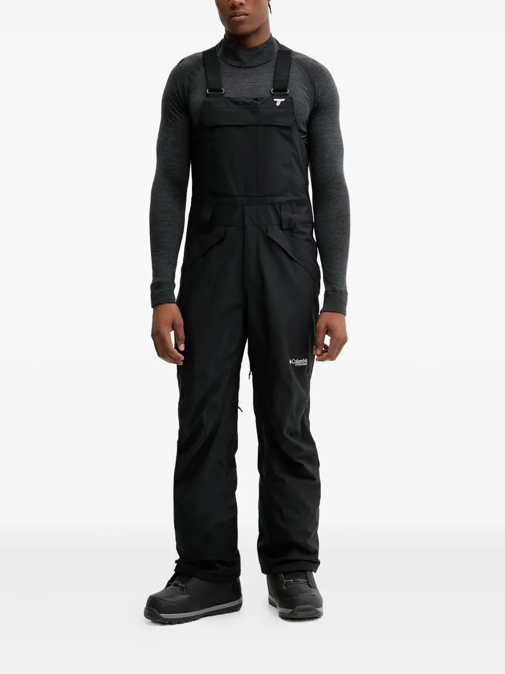 Columbia District™ loog-print ski jumpsuit | Black | Image 1
