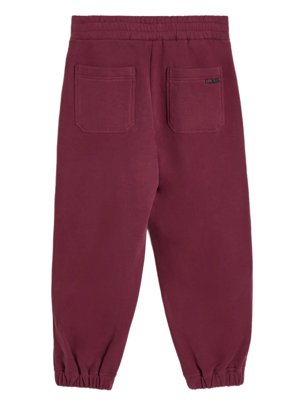 Brunello Cucinelli Kids Trainingsbroek met afwerking Rood