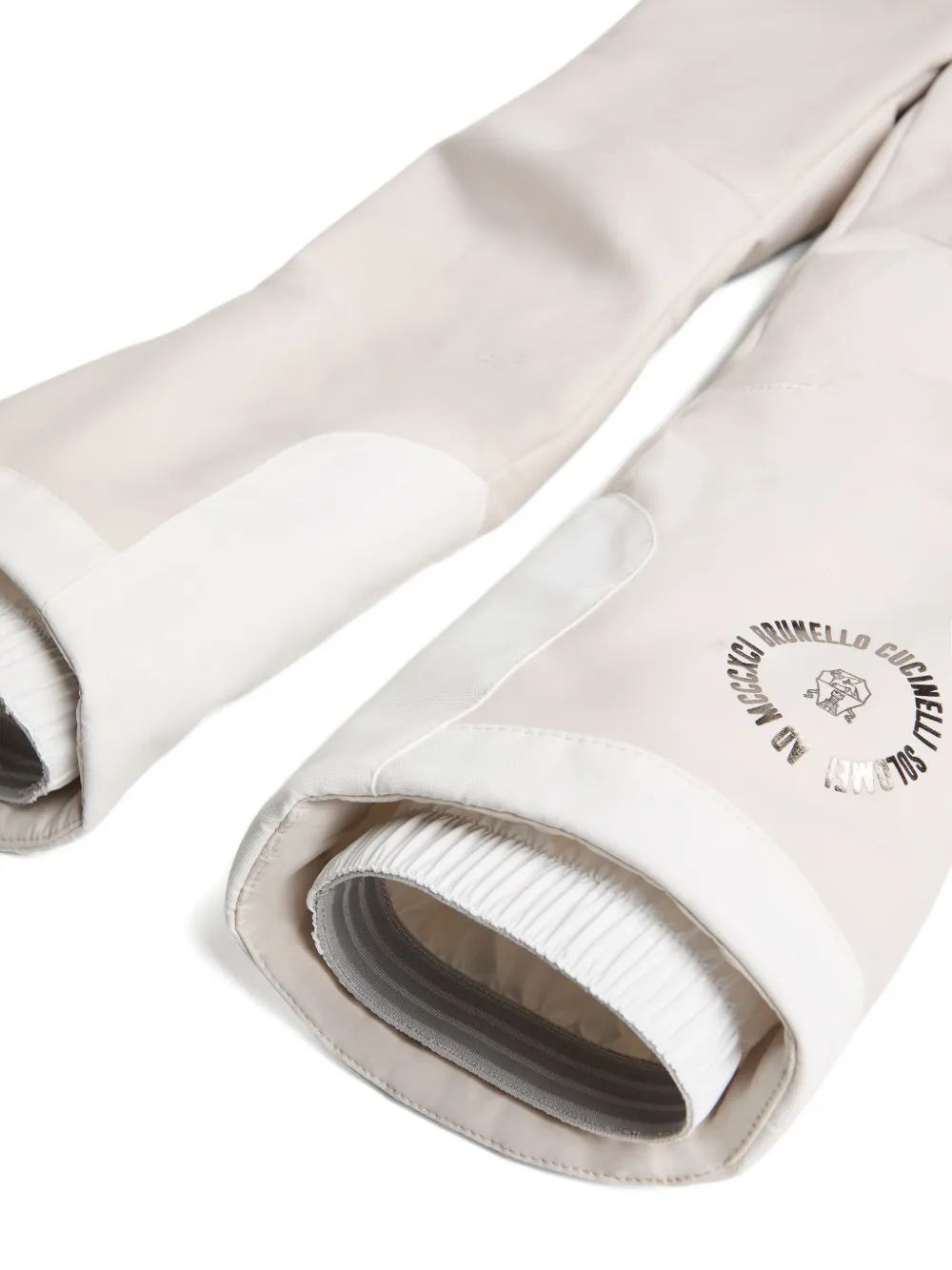 Brunello Cucinelli Kids Jumpsuit met ritszak Beige