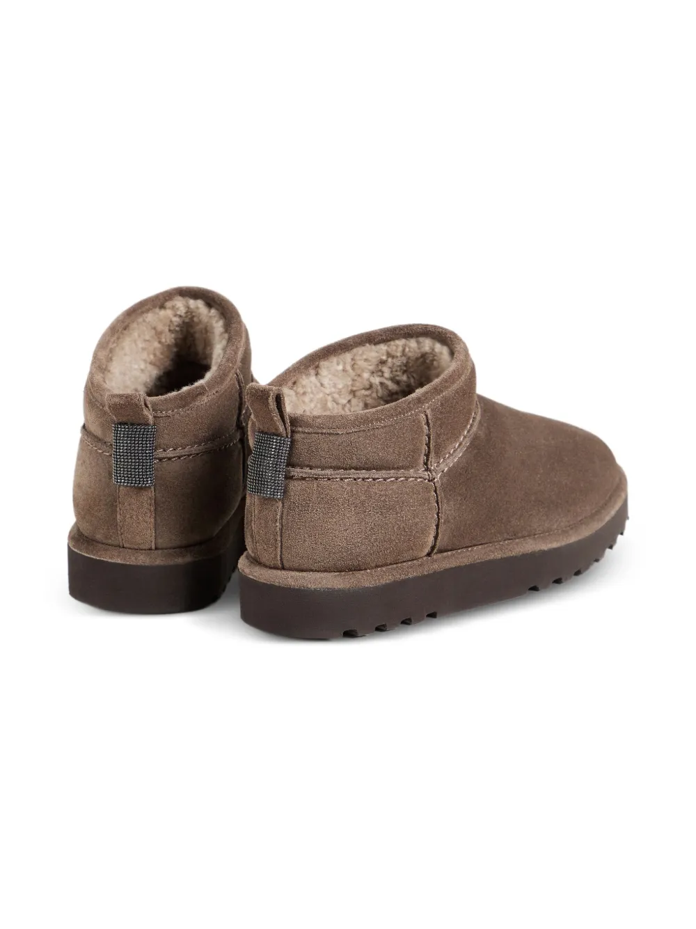 Brunello Cucinelli Kids Lammy laarzen Bruin