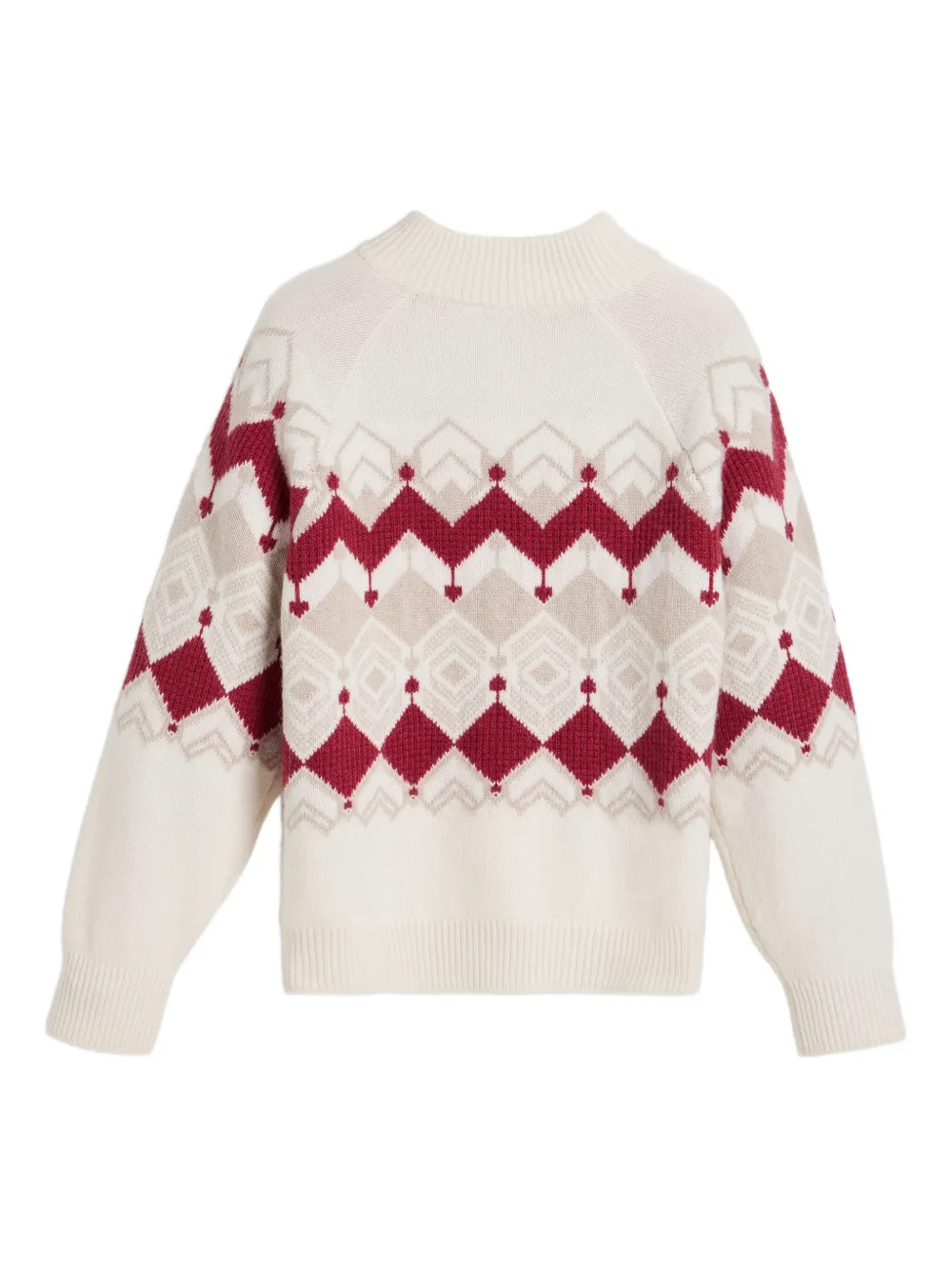 Brunello Cucinelli Kids cárdigan en jaquard con cierre | Cárdigans | Image 2