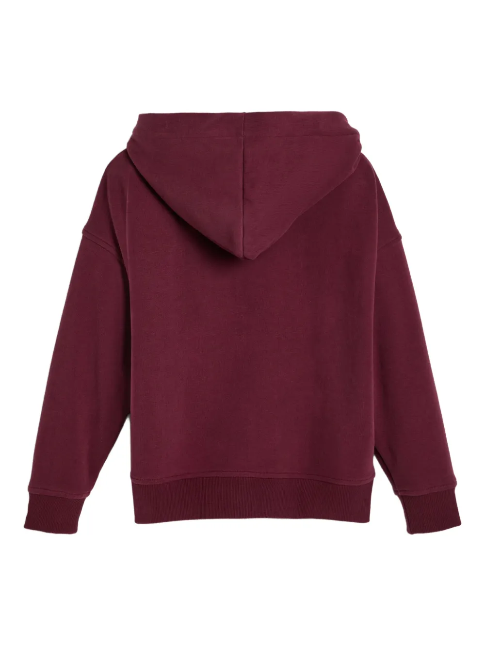 Brunello Cucinelli Zip Cotton Hoodie In Red