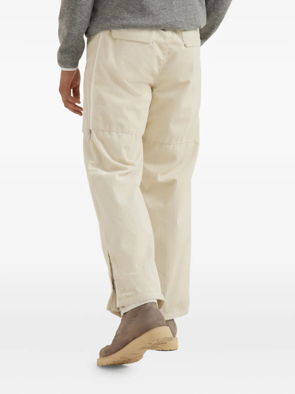 Brunello Cucinelli Ribfluwelen jumpsuit Beige