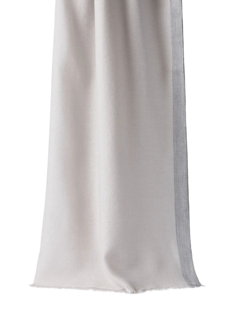 Brunello Cucinelli Sjaal met franje Grijs