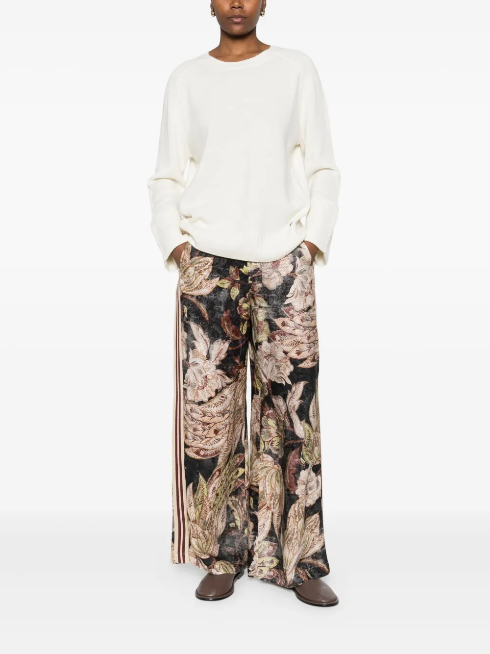 DIXIE floral-print trousers | Wide-Leg Pants | Image 2