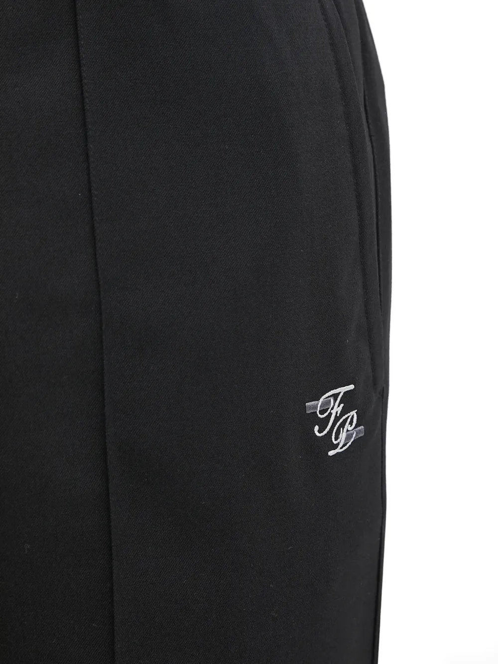 Filling Pieces Broek met ritsdetail Zwart