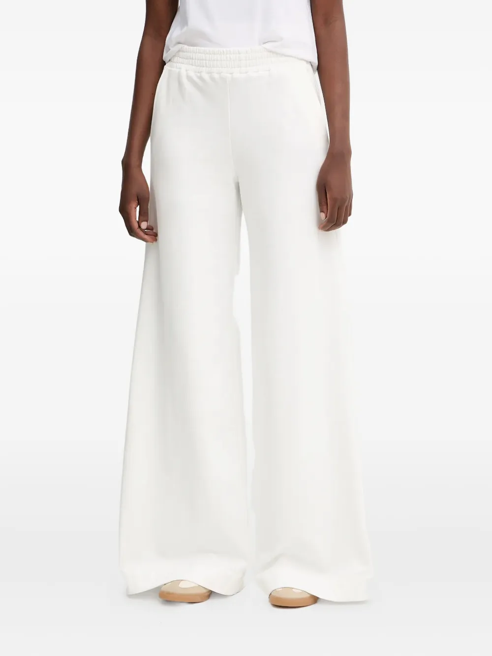Ermanno Scervino elastic-waist palazzo pants | White | Image 1