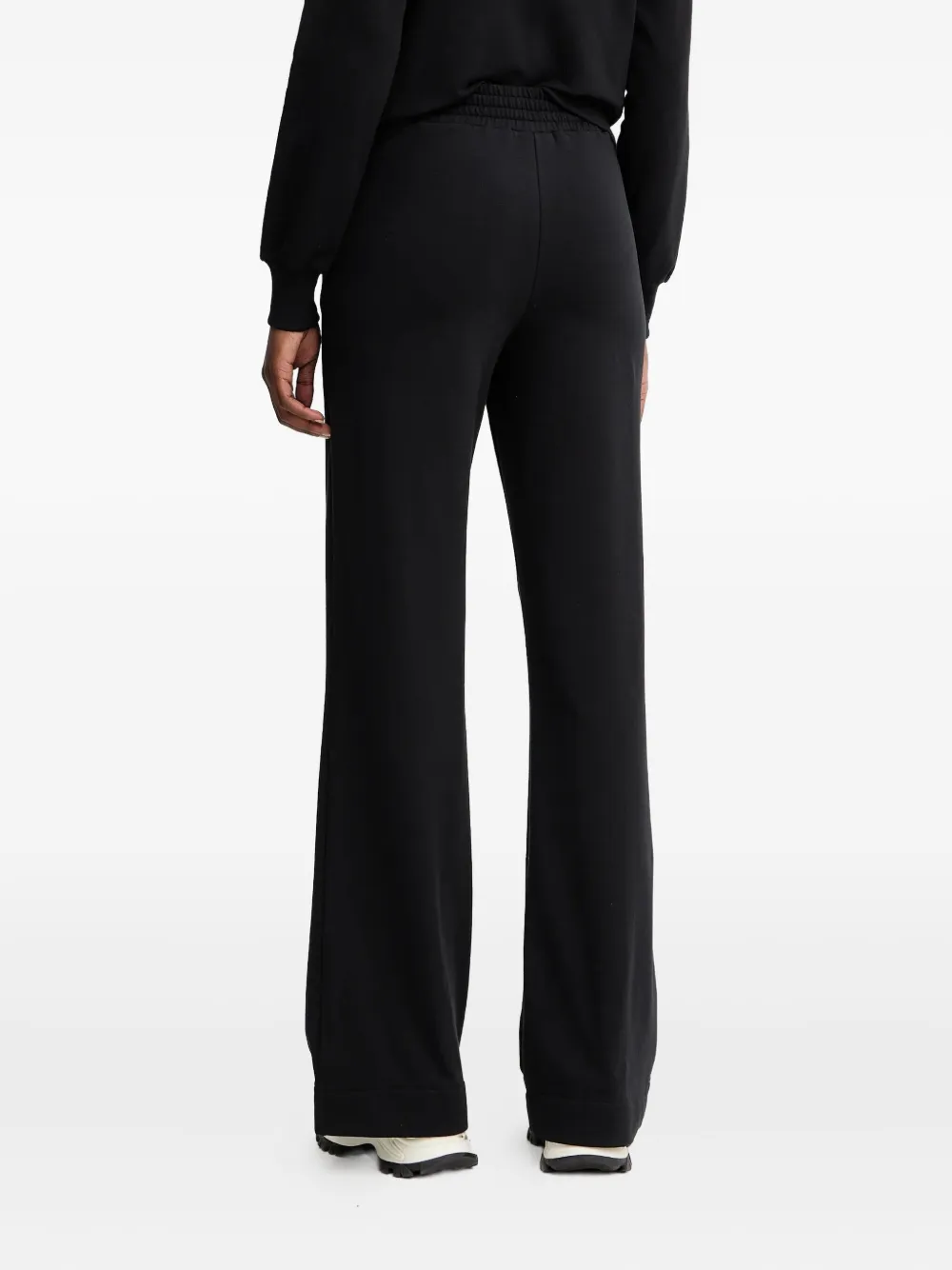 Ermanno Scervino Front-seam Elastic-waist Track Pants In Black