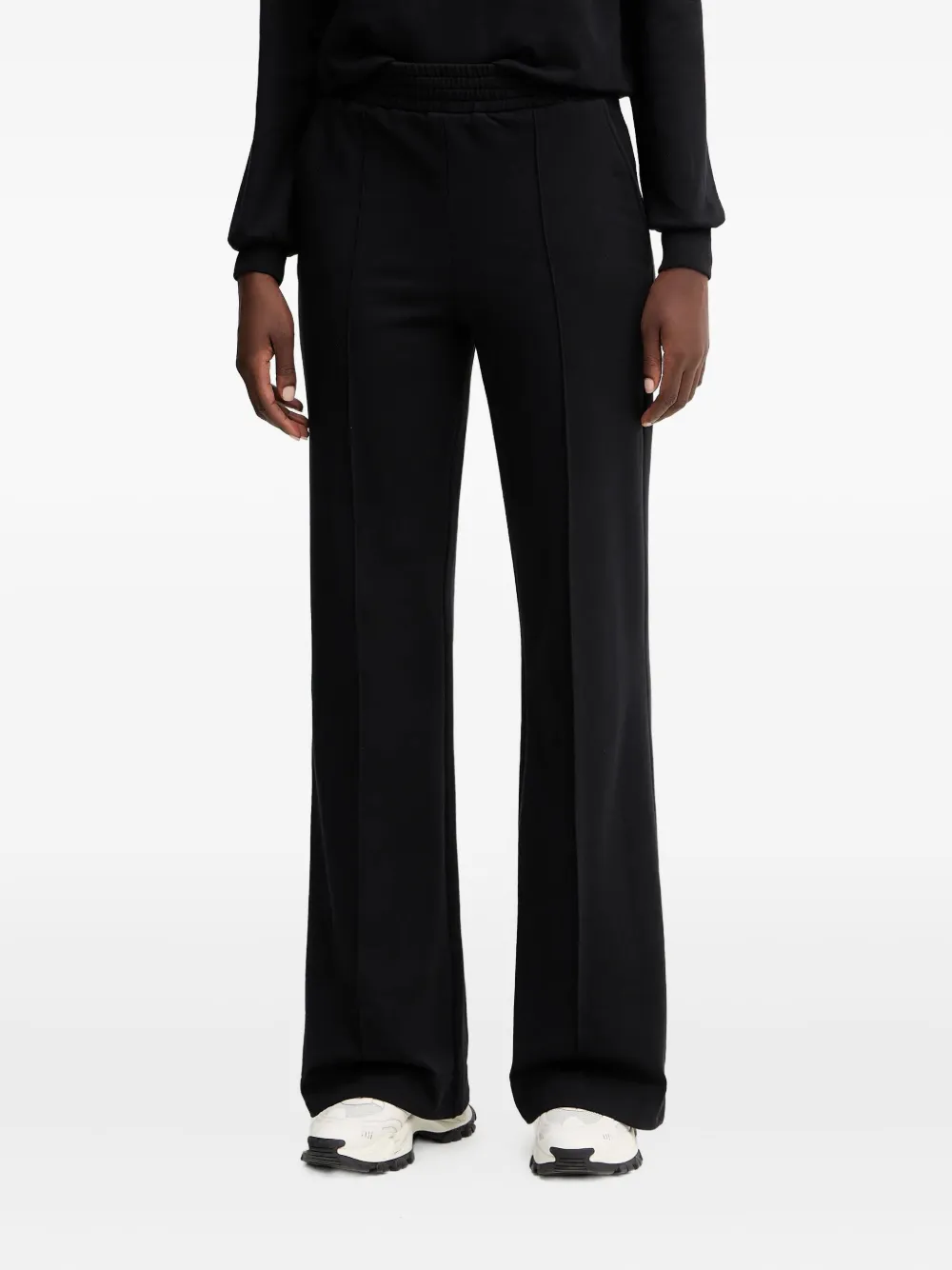 Ermanno Scervino front-seam elastic-waist track pants | Black | Image 1