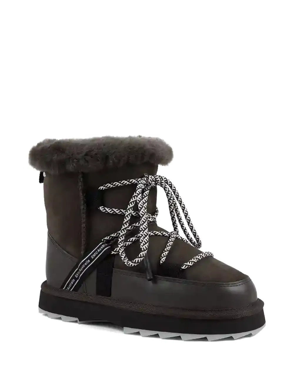 EMU AUSTRALIA Blurred laarzen met veters Groen