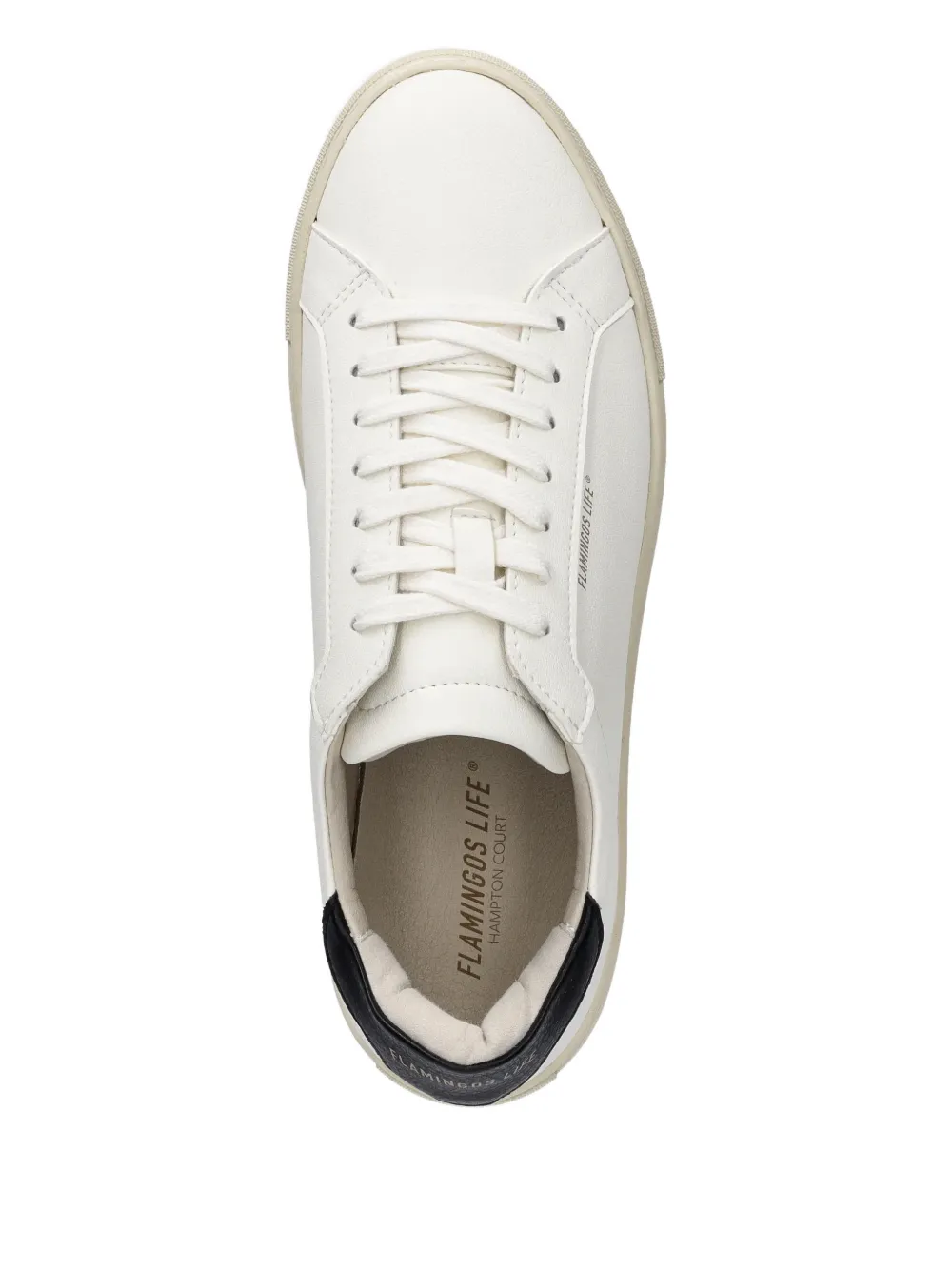 Flamingos Hampton Court Lace-up Sneakers In White
