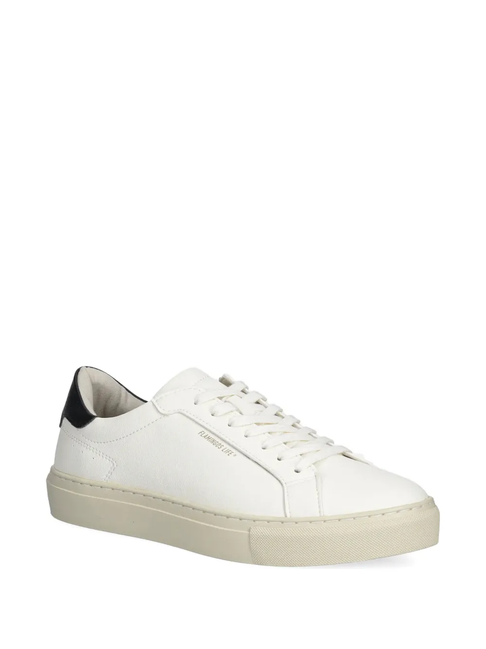 Flamingos Hampton Court Lace-up Sneakers In White